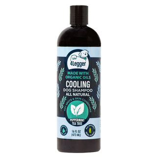 4-Legger Cooling Organic Dog Shampoo with Peppermint & Tea Tree, 16-oz Bottle