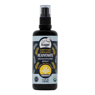 4-Legger USDA Certified Organic Lemongrass Rejuvenate Deodorizing Spray for Dogs, 3.4-oz