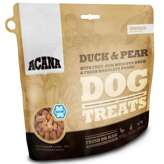 ACANA Cage-Free Duck & Pear Freeze-Dried Dog Treats, 3.5-oz Bag