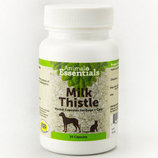 Animal's Essentials Milk Thistle Dog & Cat Supplement, 30 Capsules