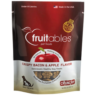 Fruitables Crispy Bacon & Apple Flavor Crunchy Dog Treats