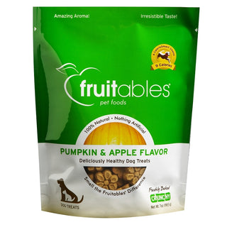 Fruitables Pumpkin & Apple Flavor Crunchy Dog Treats