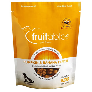 Fruitables Pumpkin & Banana Flavor Crunchy Dog Treats