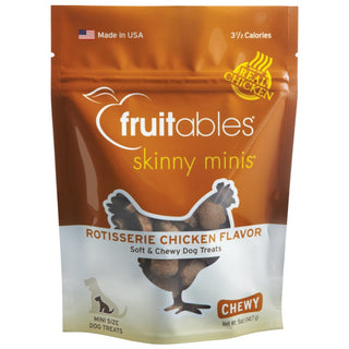 Fruitables Skinny Minis Rotisserie Chicken Flavor Dog Treats