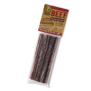 Happy Howie's 6" Beef Woof Stix Dog Treats, Pack of 4