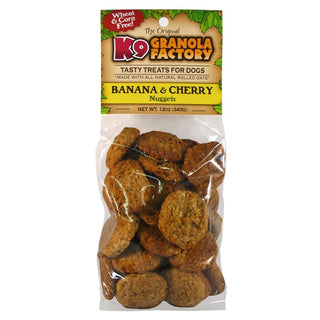 K9 Granola Factory Mini Banana & Cherry Nuggets Dog Treats