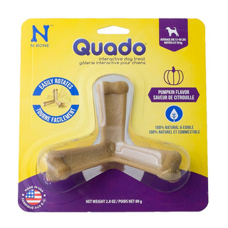 N-Bone USA Quado Pumpkin Flavored Dog Treat, Medium