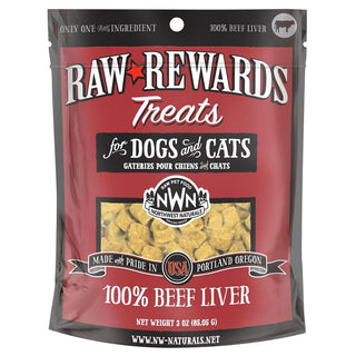 Northwest Naturals Raw Rewards Freeze-Dried Beef Liver Dog & Cat Treats