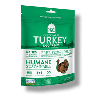 Open Farm Dehydrated Turkey Dog Treats, 4.5-oz Bag