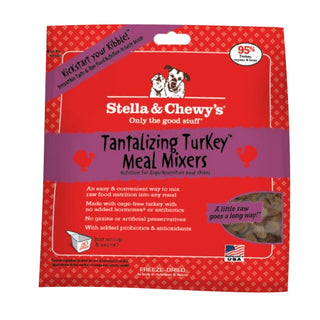 Stella & Chewy's Tantalizing Turkey Meal Mixers Freeze-Dried Dog Food Topper, 18-oz Bag