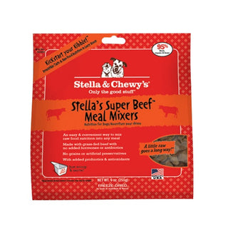 Stella & Chewy's Stella's Super Beef Meal Mixers Freeze-Dried Dog Food Topper, 18-oz Bag