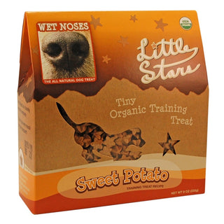 Wet Noses Sweet Potato Little Stars Organic Training Dog Treats, 9-oz box