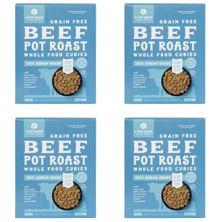 A Pup Above Beef Pot Roast Whole Food Cubies Dog Food, 2-lb, Case of 4