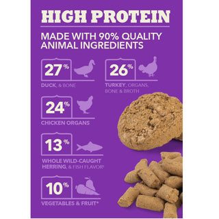 ACANA Duck Recipe Patties Freeze-Dried Dog Food, 14-oz Bag