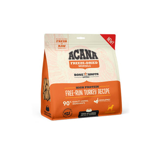 ACANA Free-Run Turkey Recipe Morsels Freeze-Dried Dog Food, 8-oz Bag