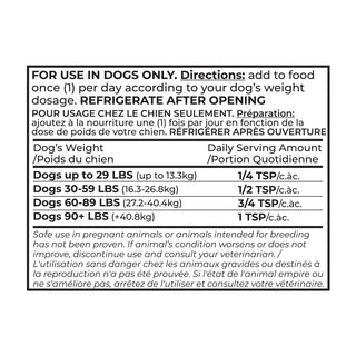 Adored Beast Apothecary Fido's Flora Probiotics for Dogs, 80-Grams