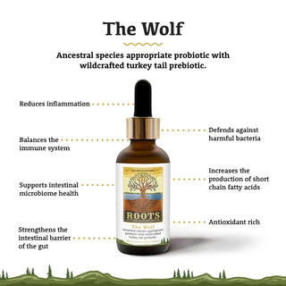 Adored Beast Apothecary Roots The Wolf Species Appropriate Probiotic for Dogs, 2-oz Bottle