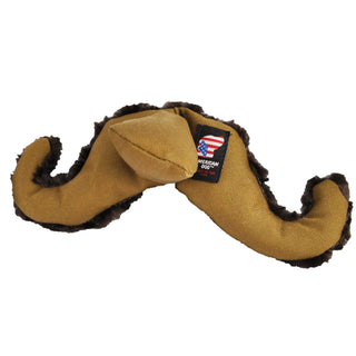 American Dog Dapper Dog Mustache USA Made Dog Toy, Medium