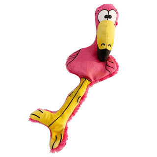 American Dog Nuggles Flora the Flamingo USA Made Dog Toy