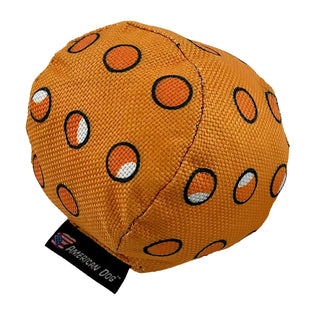 American Dog Pickle Ball USA Made Dog Toy, Orange