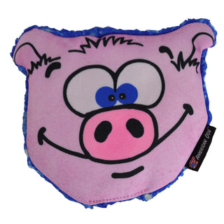 American Dog Pokey the Pig Crinkle USA Made Dog Toy