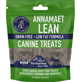 Annamaet Grain-Free Lean Reduced Fat Formula Dog Treats, 7-oz bag