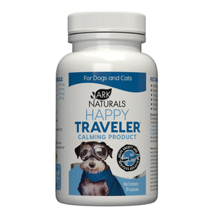 Ark Naturals Happy Traveler Dog & Cat Capsules, 30 capsules