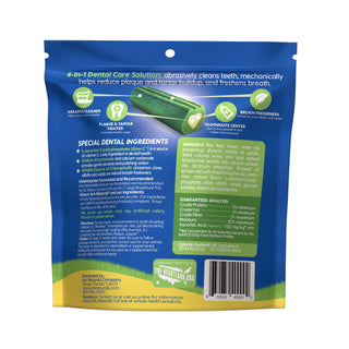 Ark Naturals Brushless Toothpaste Small Dental Dog Chews, 12-oz Bag