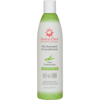 Aroma Paws Hypoallergenic Fragrance Free Aloe & Chamomile Dog Shampoo & Conditioner