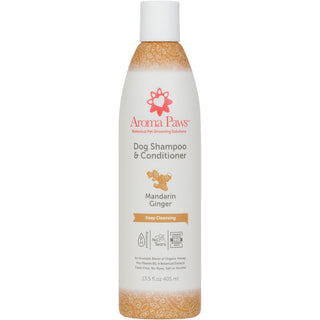 Aroma Paws Mandarin Ginger Dog Shampoo and Conditioner, 13.5-oz