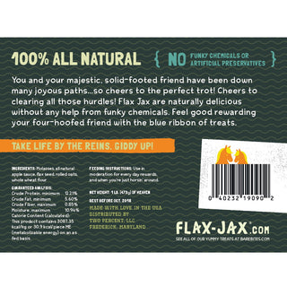 Bare Bites Flax Jax! All Natural Horse Treats