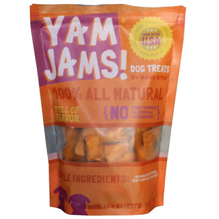 Bare Bites Yam Jams! Dehydrated Sweet Potato Dog Treats, 3-oz Bag