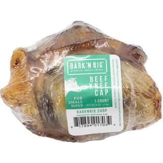 BarkNBig USA Beef Knee Cap Bone Dog Treat