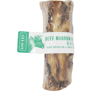 BarkNBig USA Beef Marrow Bone Dog Treat, 5-6in