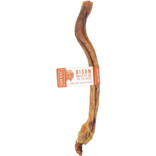 BarknBig USA Bison Bully Stick Dog Treat, 10-12"