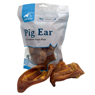 BarkNBig USA Dehydrated Pig Ears Dog Treats, 6-Count Bag