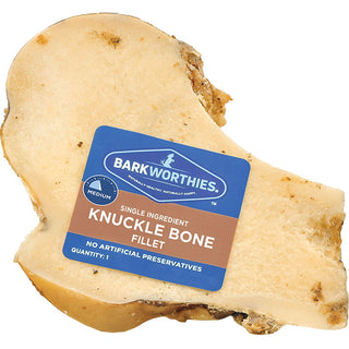 Barkworthies Beef Knuckle Bone Fillet Dog Chew, Case of 20