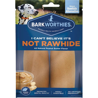 Barkworthies I Can't Believe It's Not Rawhide Dog Chews, Small