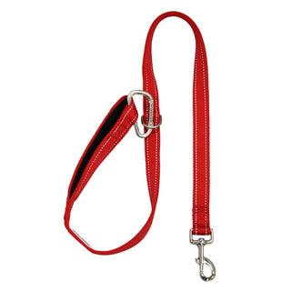 Baydog Hudson Bay Dog Leash, 6-ft, Clifford Red