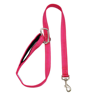 Baydog Hudson Bay Dog Leash, 6-ft, Sunset Pink