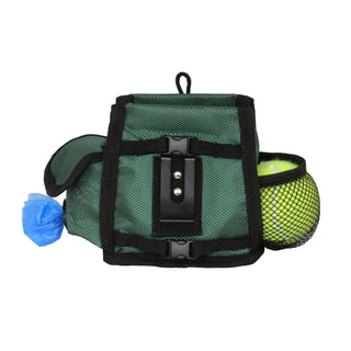 BAYDOG Pack-N-Go Bag for Leashes, Forest Green