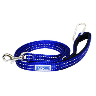 Baydog Pensacola Bay Dog Leash, 6-ft, Baydog Blue