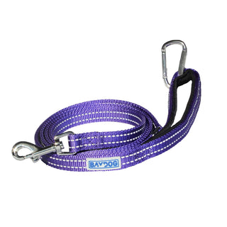 Baydog Pensacola Bay Dog Leash, 6-ft, Lavender