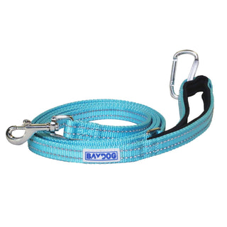 Baydog Pensacola Bay Dog Leash, 6-ft, Sea Foam