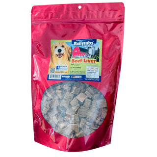 Bellyrubs Freeze-Dried Beef Liver Dog Treats, 14-oz Bag