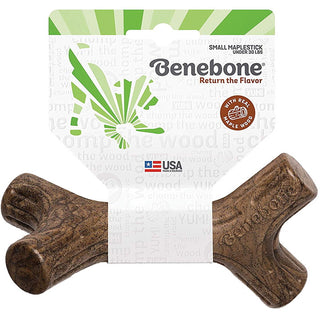 Benebone Maplestick Real Wood Dental Dog Chew Toy, Made in USA, Small