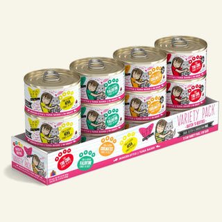 BFF Batch 'O Besties Variety Pack Canned Cat Food, 3-oz Cans, Case of 12