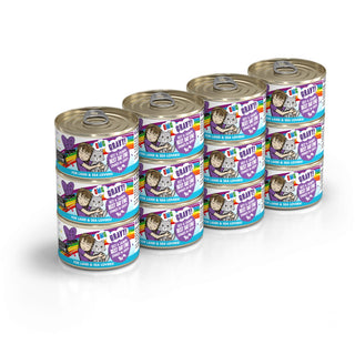 BFF OMG Best Day Eva! Beef & Salmon Dinner in Gravy Canned Cat Food, 2.8-oz Cans, Case of 12