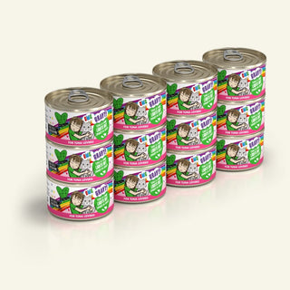 BFF OMG Lights Out Tuna & Lamb Dinner in Gravy Canned Cat Food, 2.8-oz Cans, Case of 12