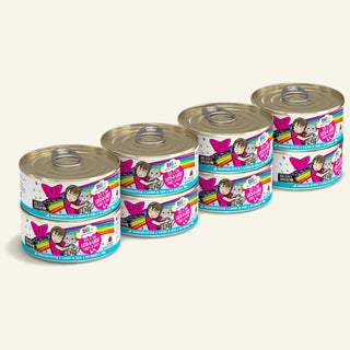 BFF OMG Best Day Eva! Beef & Salmon in Gravy Canned Cat Food, 5.5-oz Cans, Case of 8